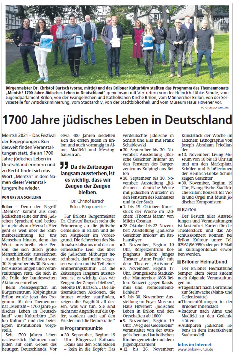 1700 Jahre jüdisches Leben Deutschland